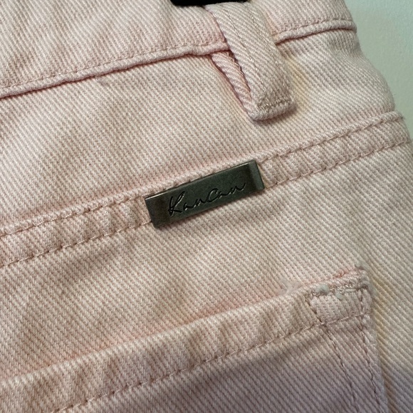KanCan High-Rise Frayed Shorts- Sakura Wash - Picture 7 of 8